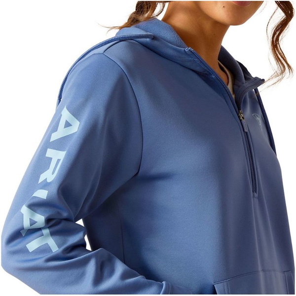 2024 Ariat Womens Tek 1 / 2 Zip Hoodie 10048989 - Dutch Blue